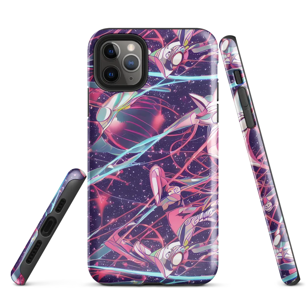 Neo-Tokyo Twirl on Tough Case for iPhone® — Front