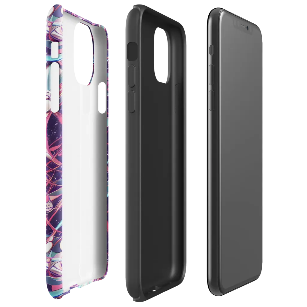 Neo-Tokyo Twirl on Tough Case for iPhone® — Right
