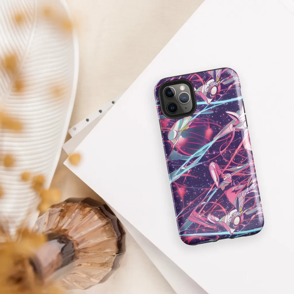 Neo-Tokyo Twirl on Tough Case for iPhone® — Front
