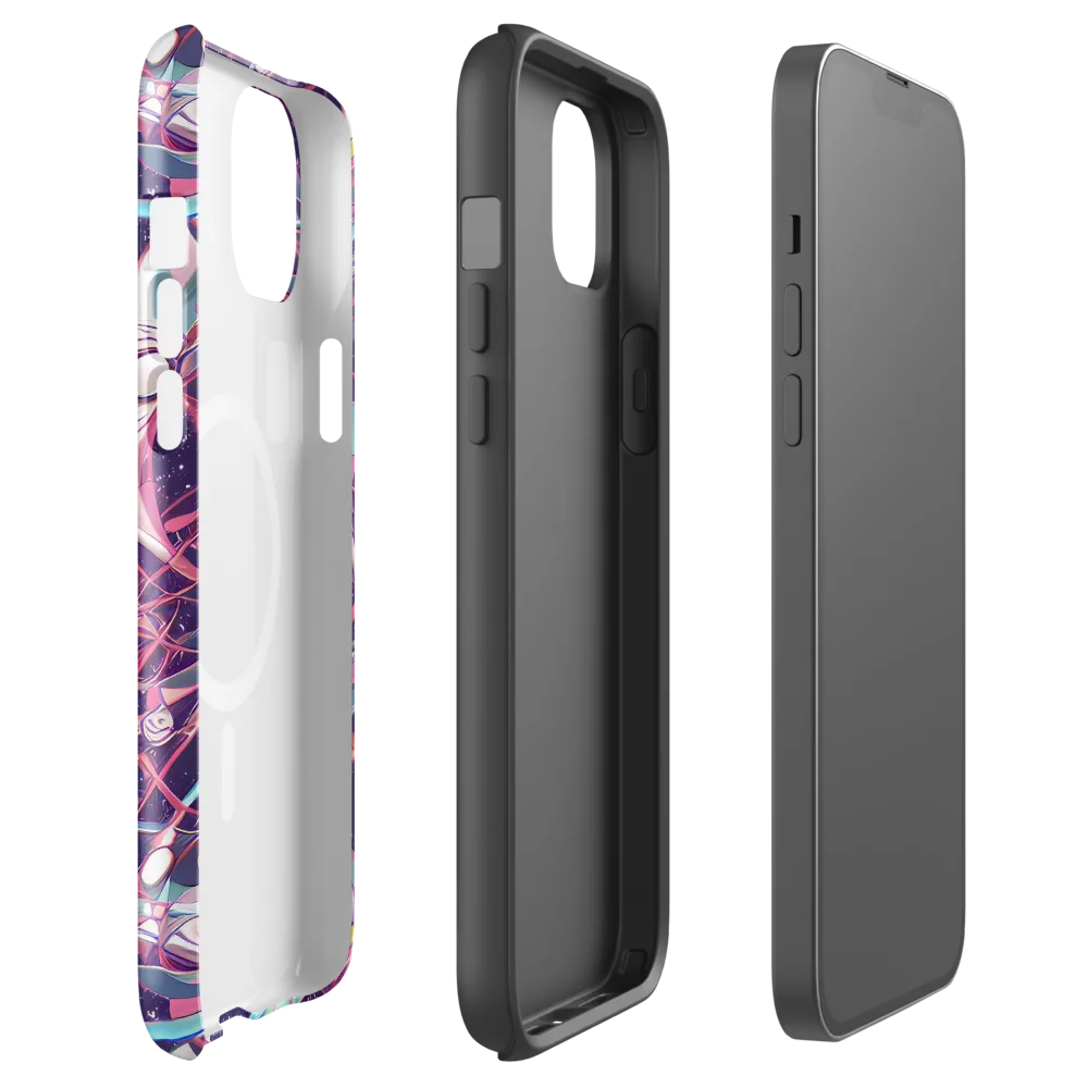 Neo-Tokyo Twirl on MagSafe Tough Case for iPhone® — Front