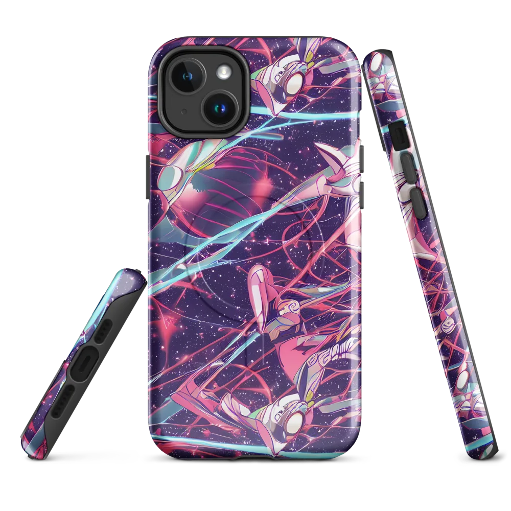 Neo-Tokyo Twirl on MagSafe Tough Case for iPhone® — Front