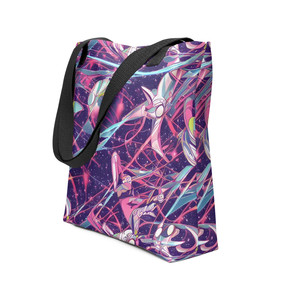 Neo-Tokyo Twirl on Tote Bag — Front