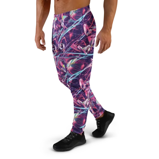 Neo-Tokyo Twirl on a Men's Joggers