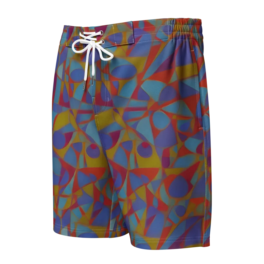 Prism Circuit on Men's Board Shorts — Front