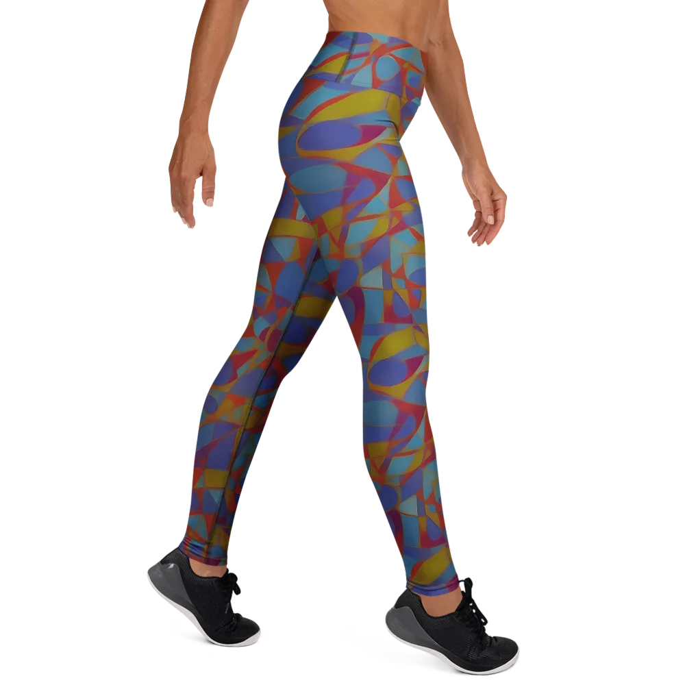 Prism Circuit on Yoga Leggings — Right