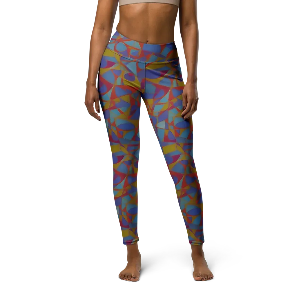 Prism Circuit on Yoga Leggings — Front