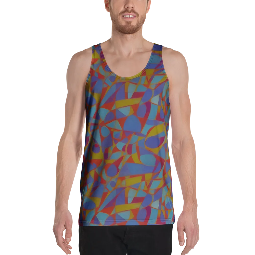 Prism Circuit on Men's Tank Top — Front