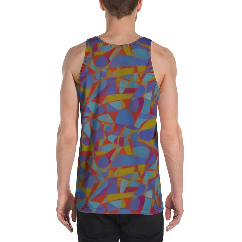 Prism Circuit on Men's Tank Top — Back
