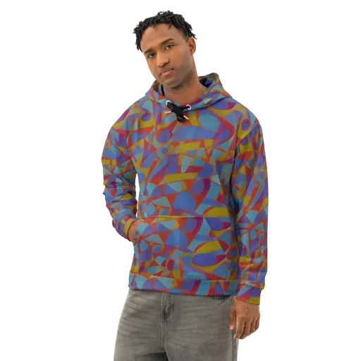 Prism Circuit on a Cotton Hoodie