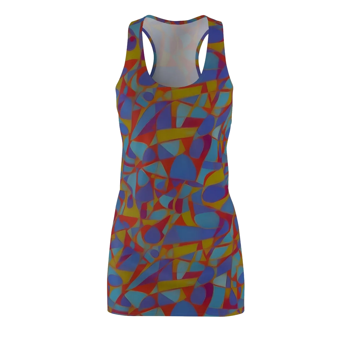 Prism Circuit on Racerback Dress — Front