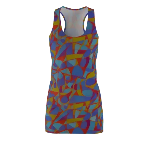 Prism Circuit on a Racerback Dress