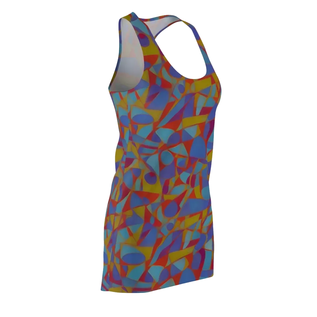 Prism Circuit on Racerback Dress — Front Side