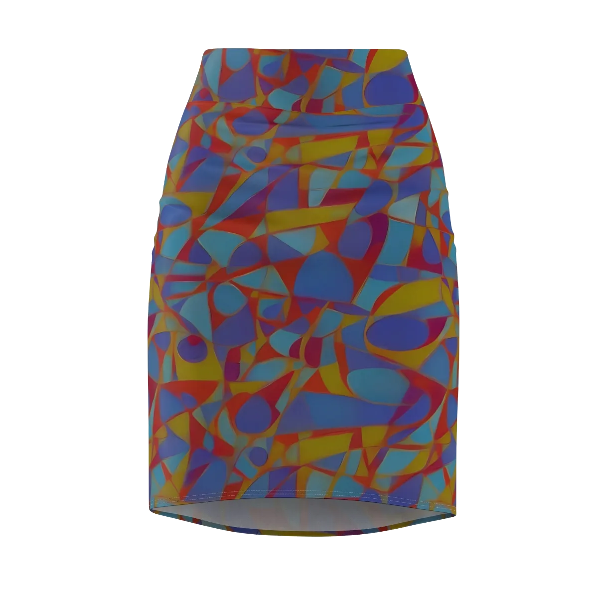 Prism Circuit on Pencil Skirt — Front