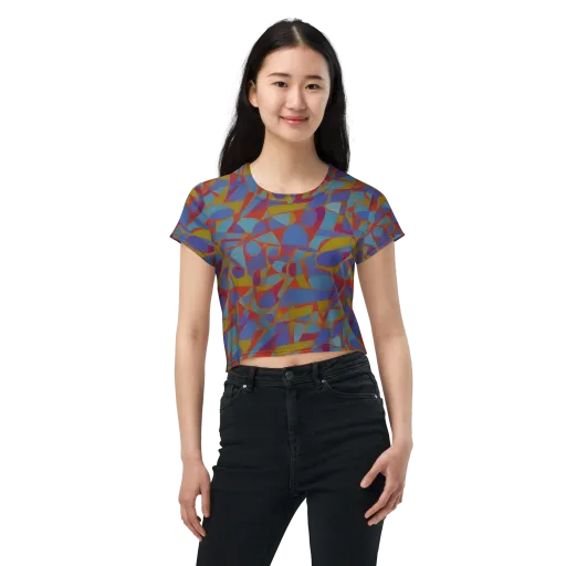 Prism Circuit on a Crop Tee