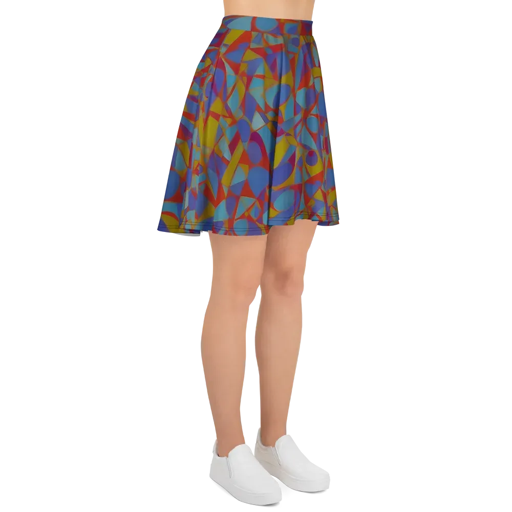 Prism Circuit on Skater Skirt — Right