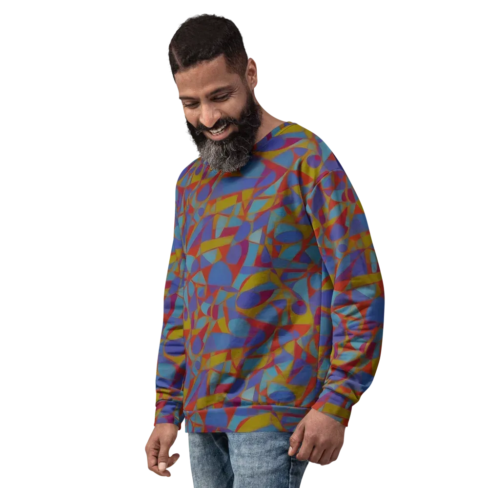 Prism Circuit on Sweatshirt — Left Front
