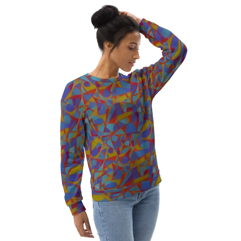 Prism Circuit on Sweatshirt — Right Front