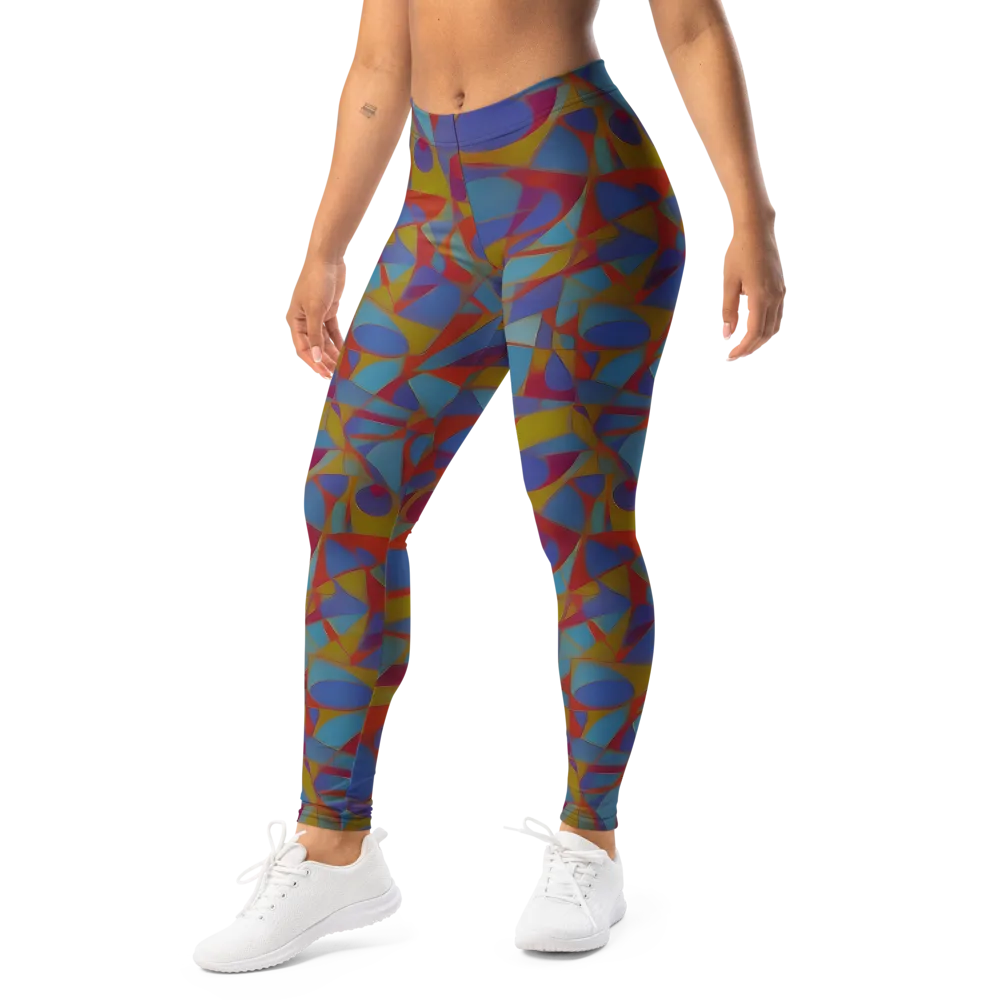 Prism Circuit on Leggings — Left Front