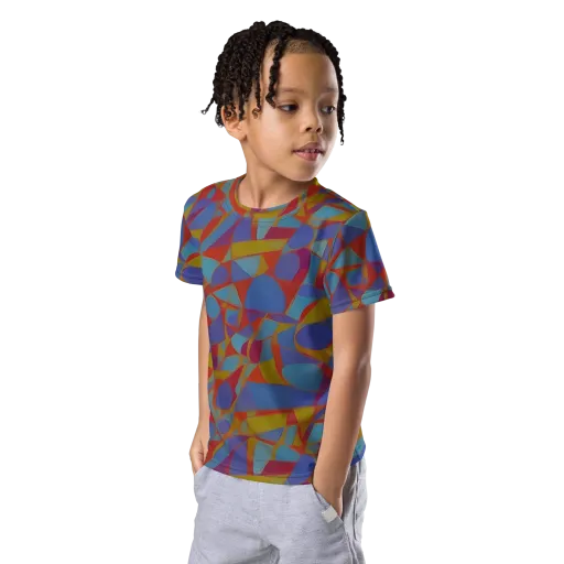 Prism Circuit on a Kids Crew Neck T-Shirt
