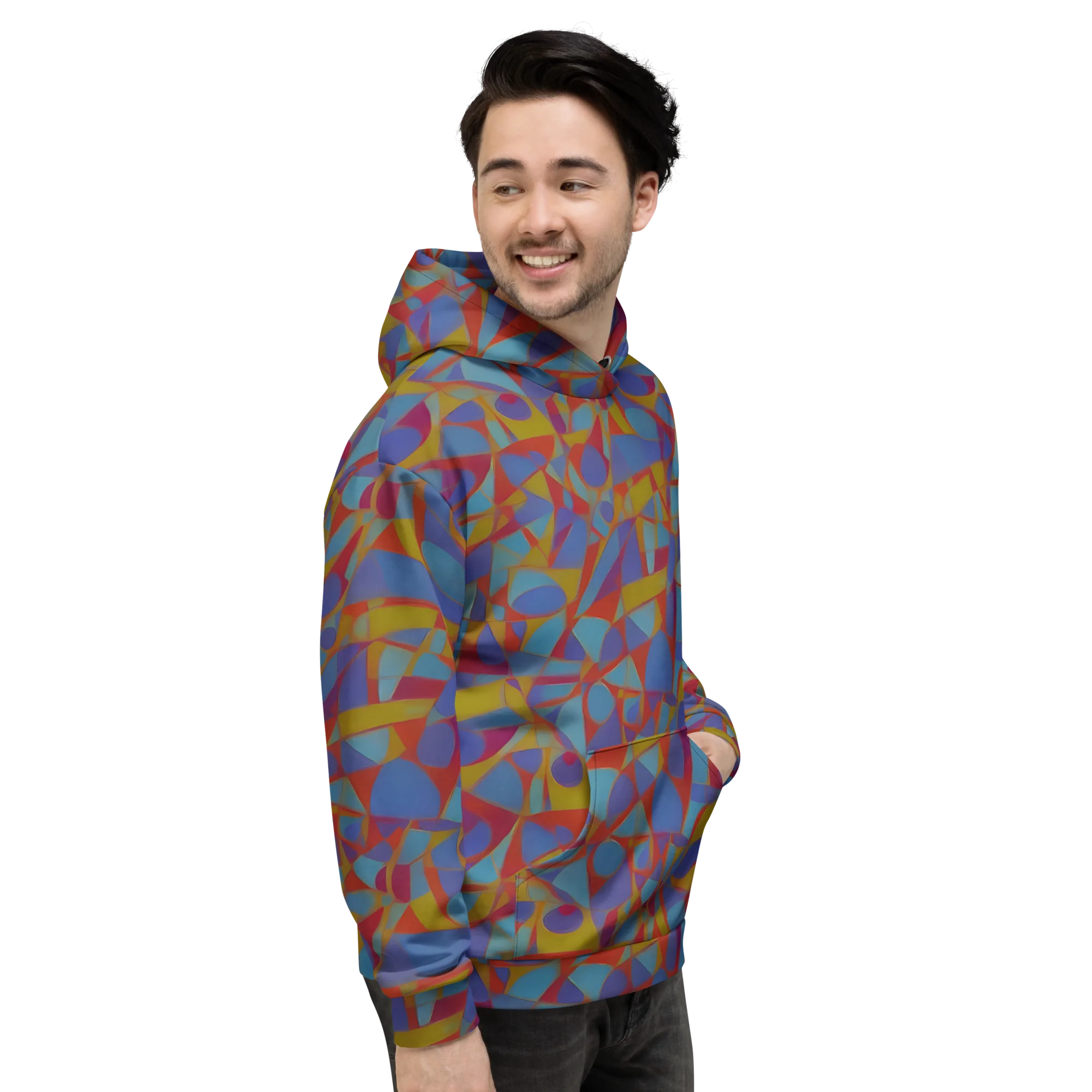 Prism Circuit on Hoodie — Right