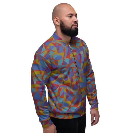 Prism Circuit on a Bomber Jacket