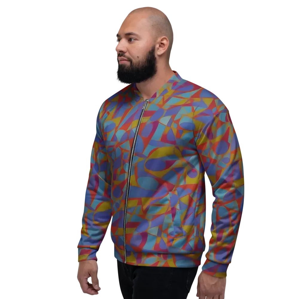 Prism Circuit on Bomber Jacket — Left