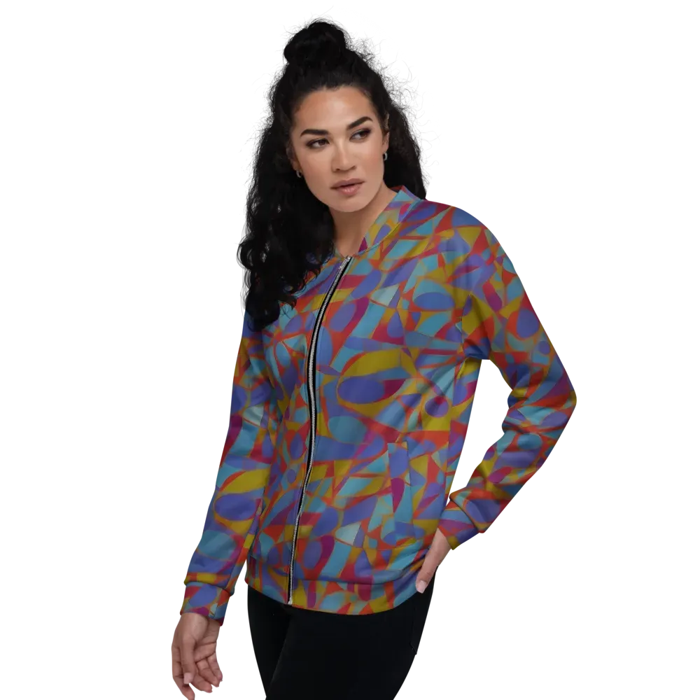 Prism Circuit on Bomber Jacket — Left
