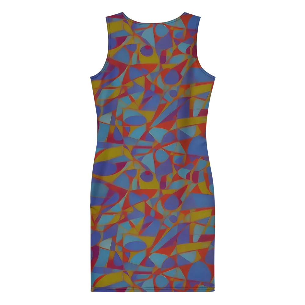 Prism Circuit on Bodycon Dress — Back