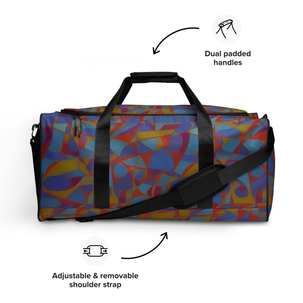 Prism Circuit on Duffle Bag — Front