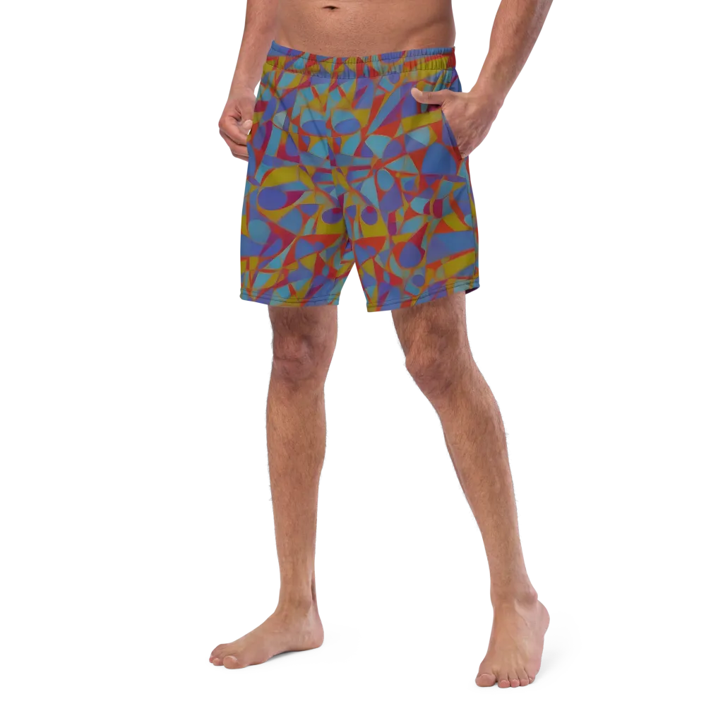 Prism Circuit on Swim Trunks — Left Front