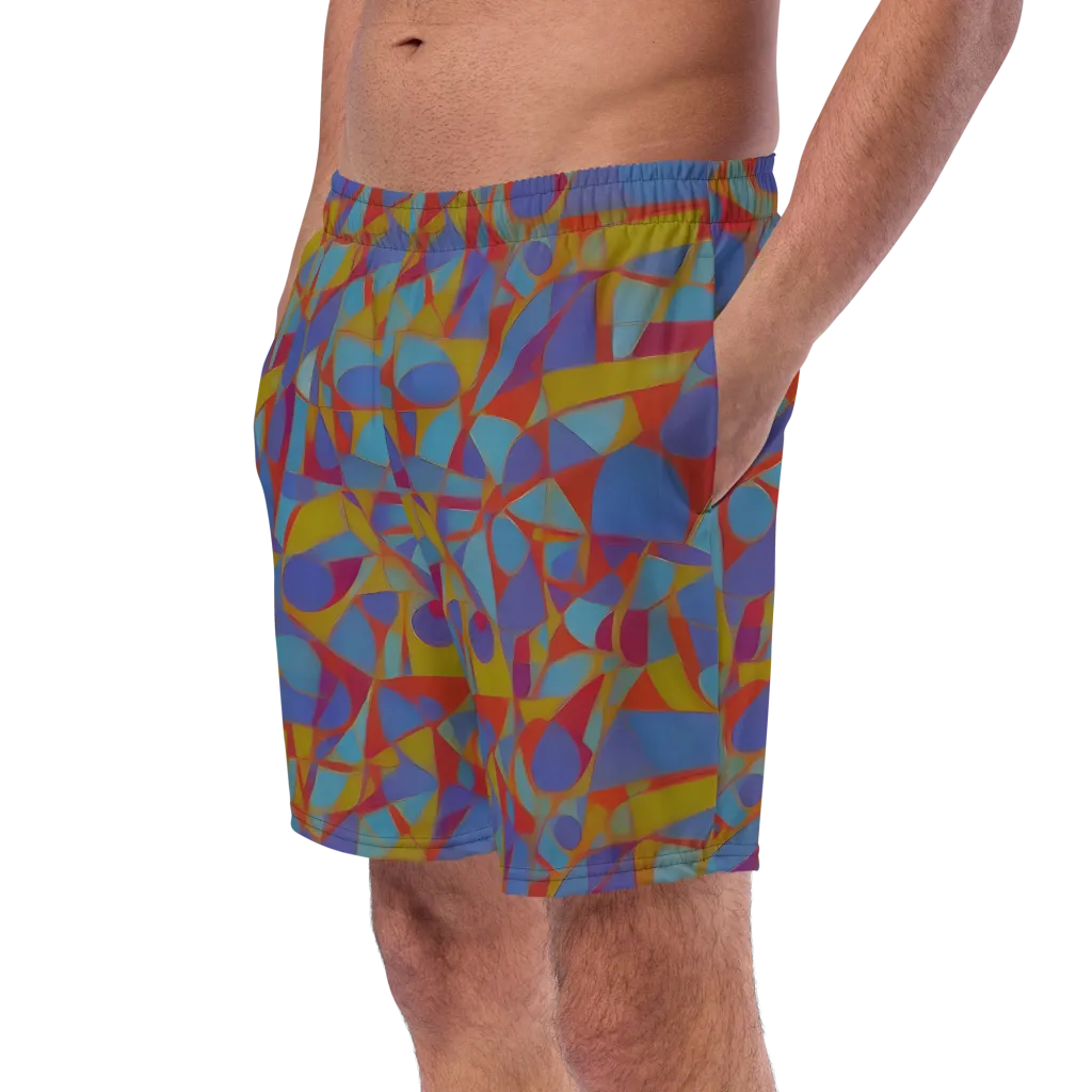 Prism Circuit on Swim Trunks — Left Front