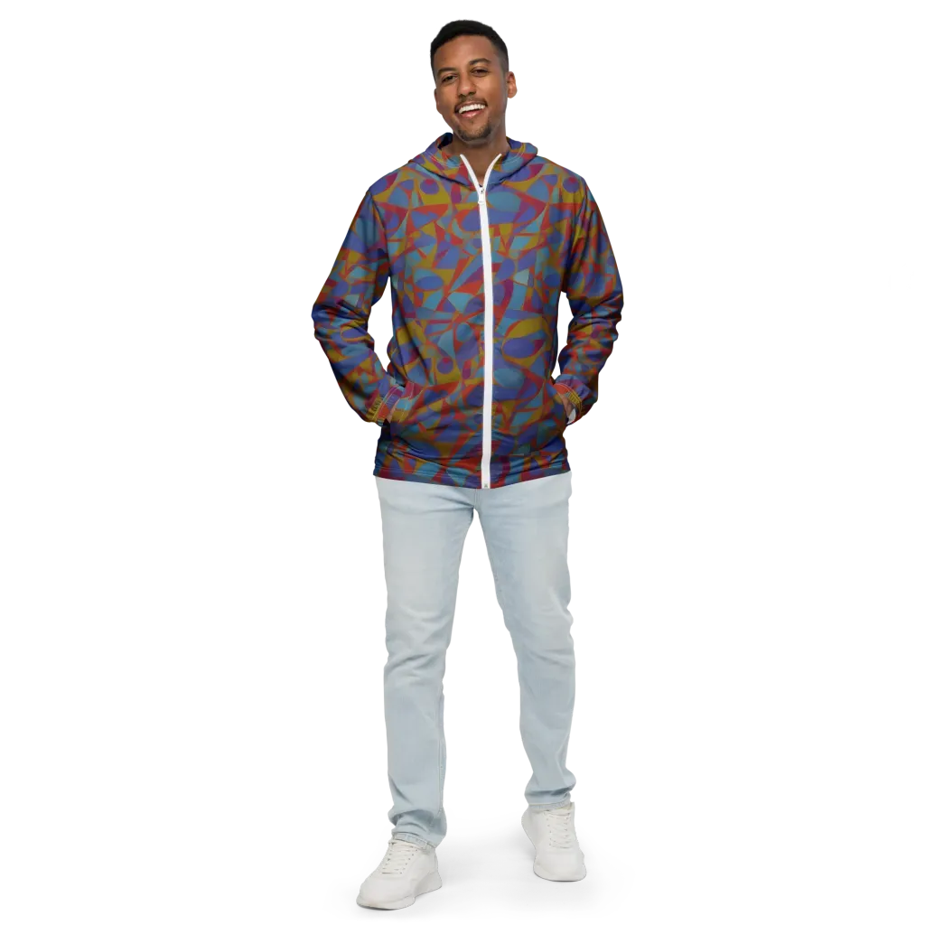 Prism Circuit on Men's Windbreaker — Front