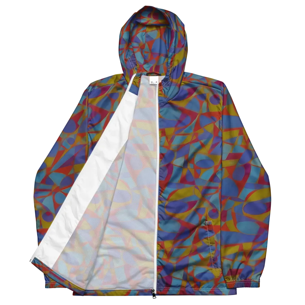 Prism Circuit on Men's Windbreaker — Front