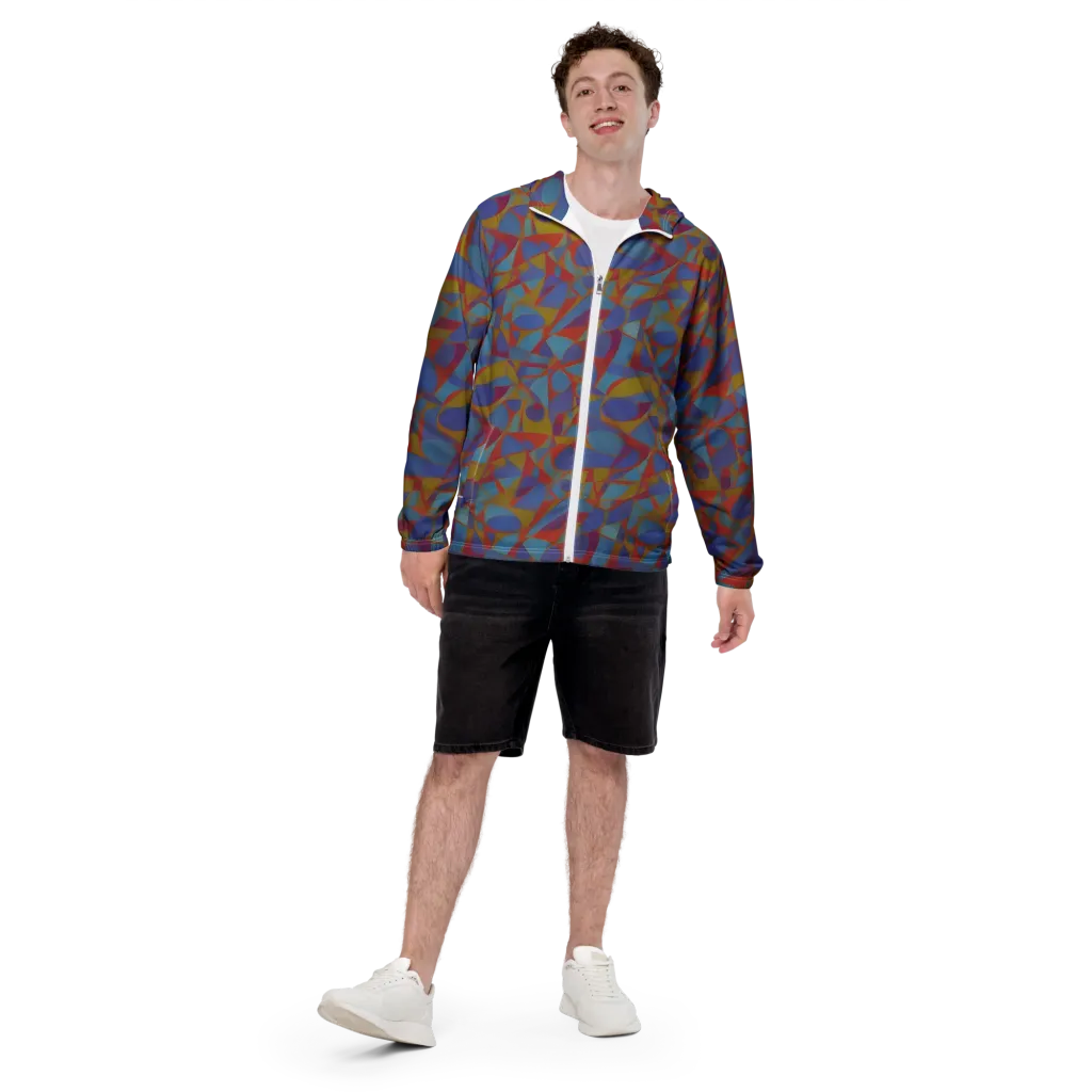 Prism Circuit on Men's Windbreaker — Front