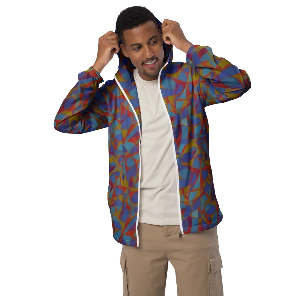 Prism Circuit on Men's Windbreaker — Front
