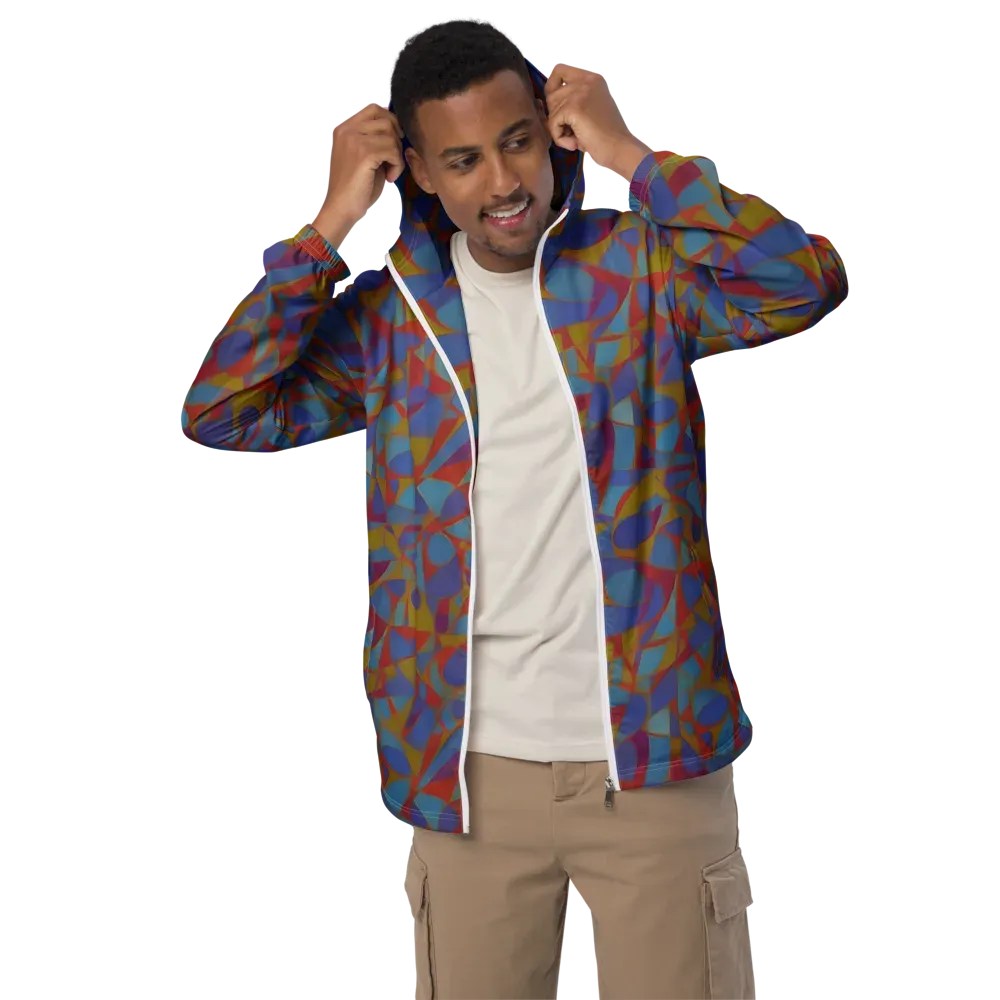 Prism Circuit on Men's Windbreaker — Front