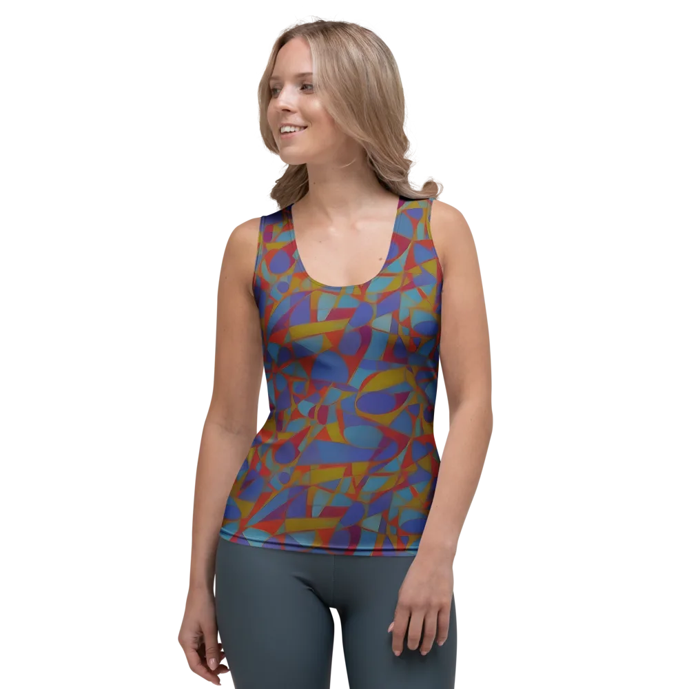Prism Circuit on Women's Tank Top — Front