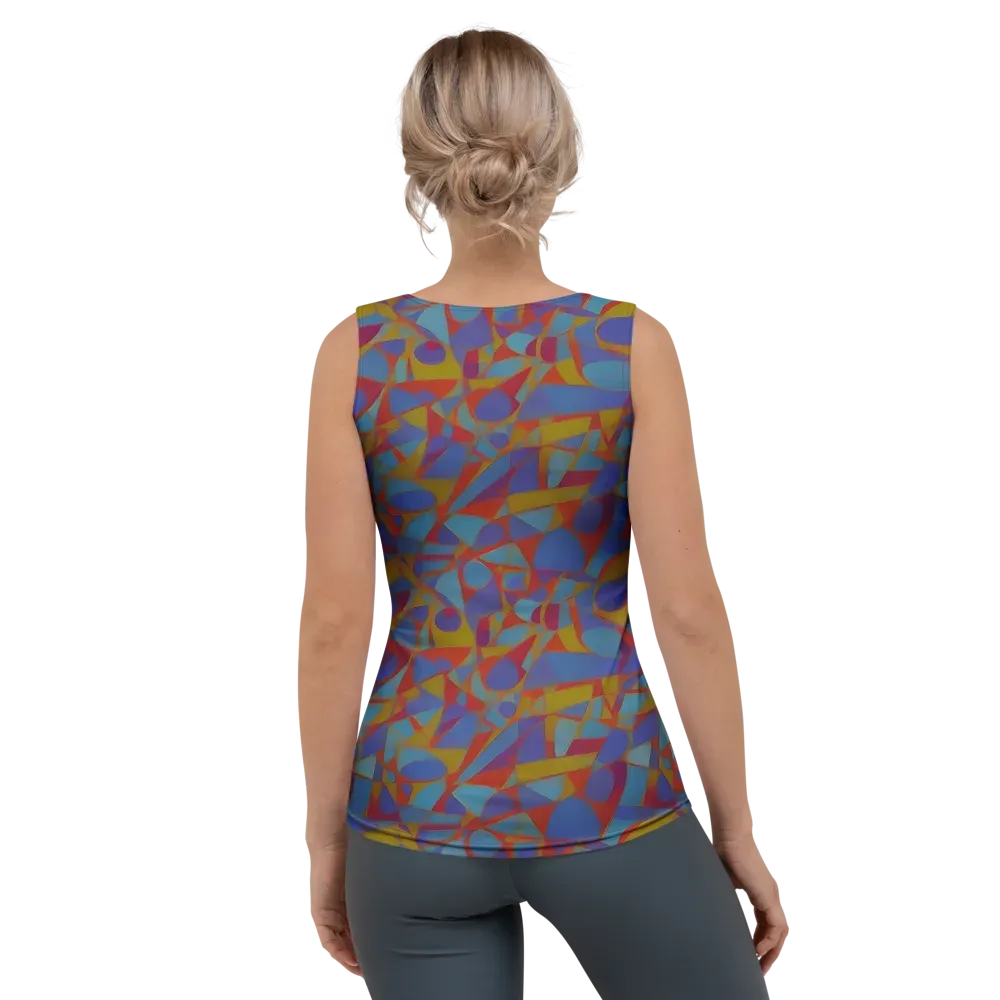 Prism Circuit on Women's Tank Top — Back