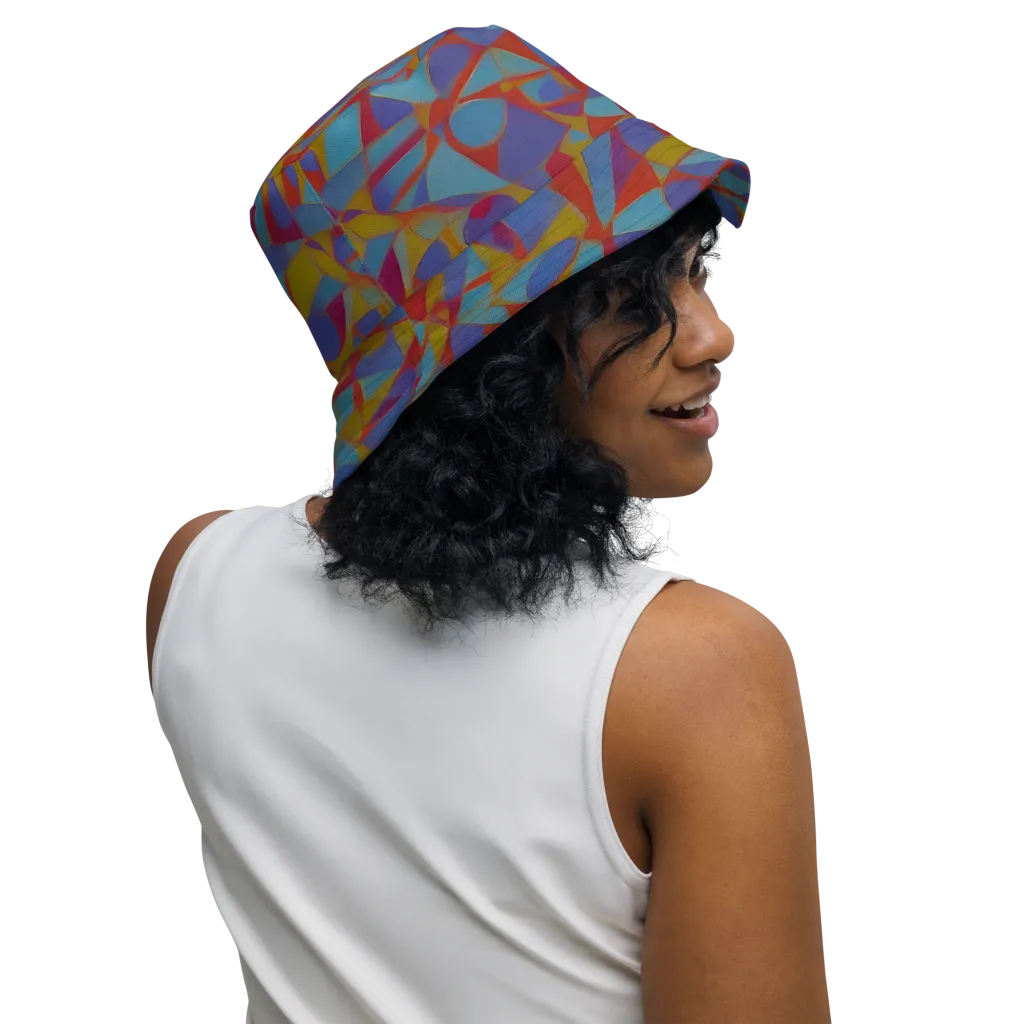 Prism Circuit on Reversible Bucket Hat — Right Outside