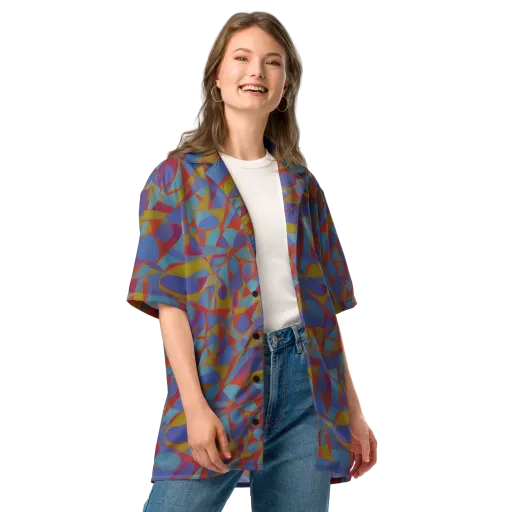 Prism Circuit on a Button Shirt