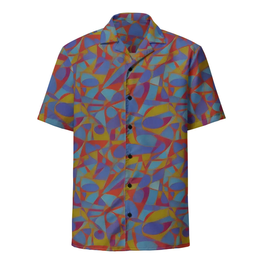 Prism Circuit on Button Shirt — Front