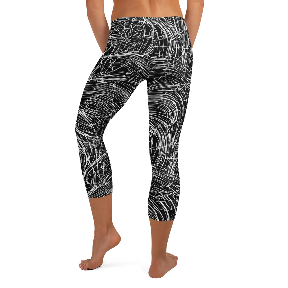 Biomech Spiral on Capri Leggings — Back
