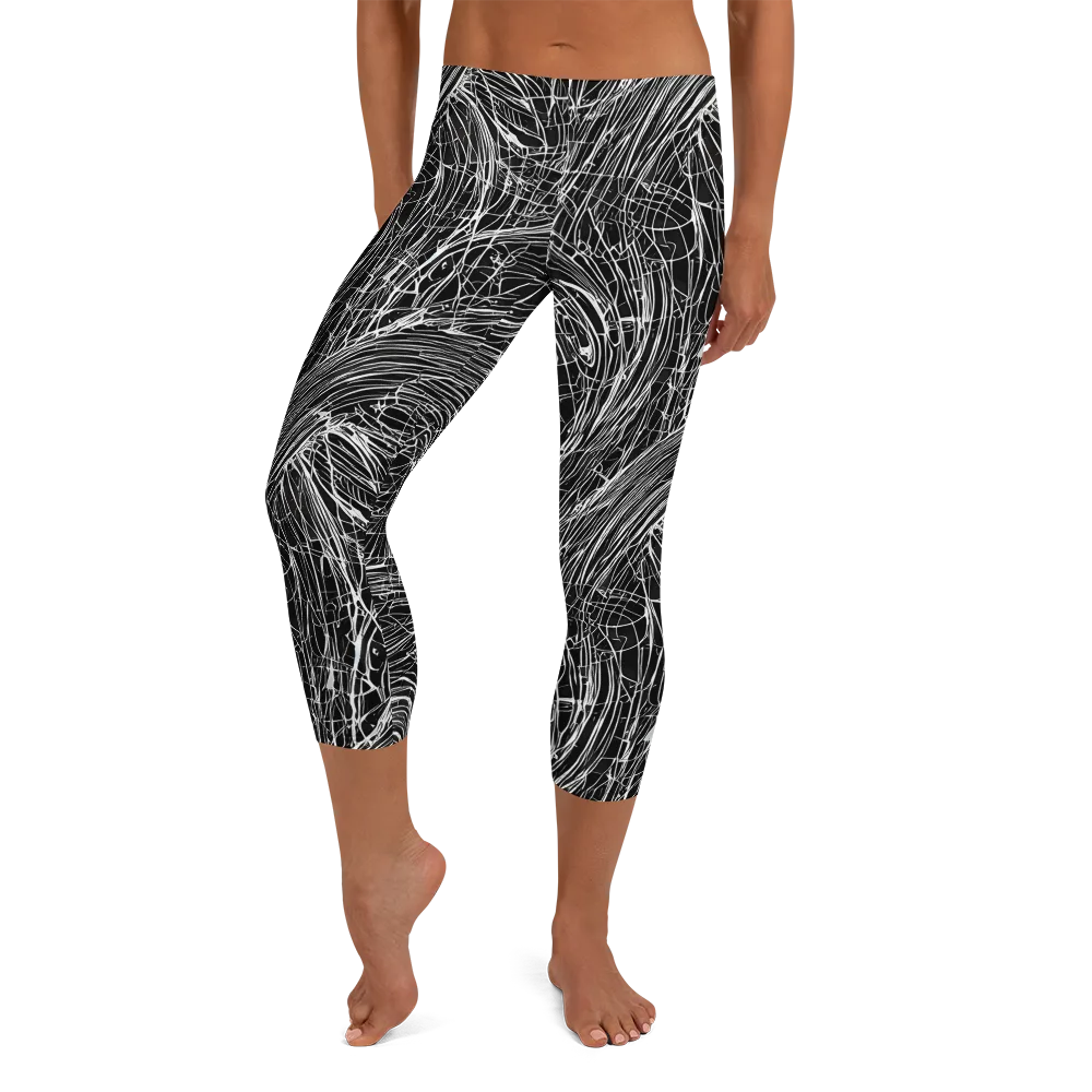 Biomech Spiral on Capri Leggings — Front