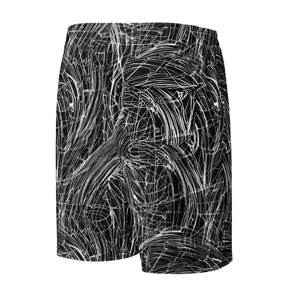 Biomech Spiral on Men's Board Shorts — Back