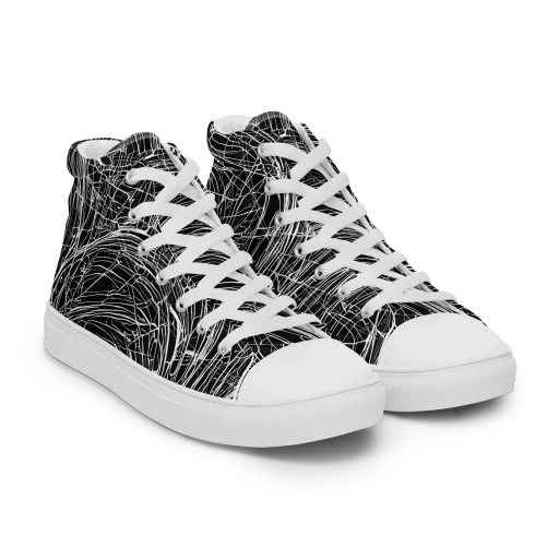 Biomech Spiral on a Men's High Top Canvas Shoes