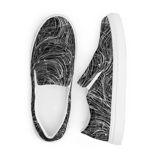 Biomech Spiral on a Men's Slip-On Canvas Shoes