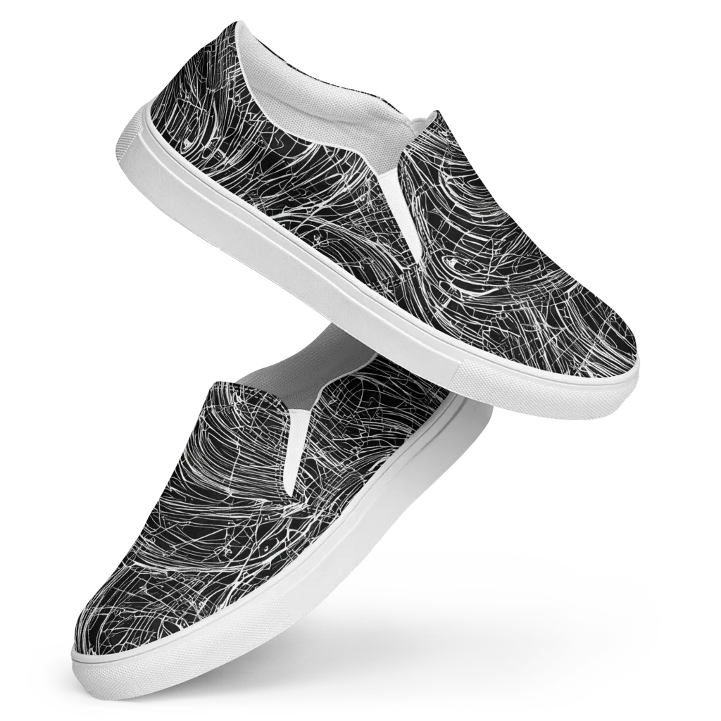 Biomech Spiral on Women's Slip-On Canvas Shoes — Front