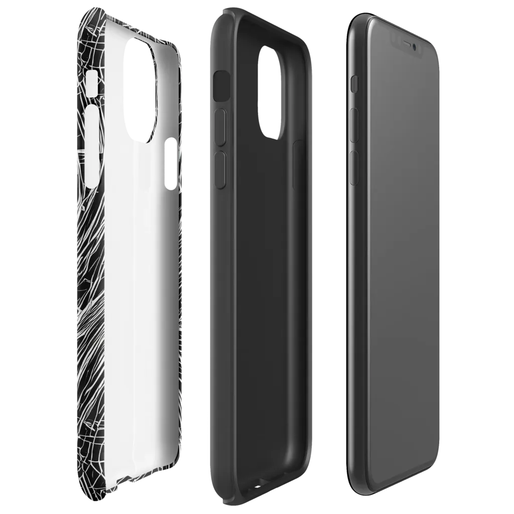 Biomech Spiral on Tough Case for iPhone® — Right