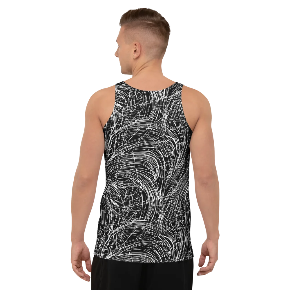 Biomech Spiral on Men's Tank Top — Back