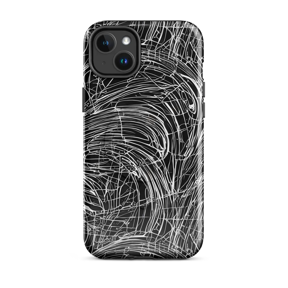 Biomech Spiral on MagSafe Tough Case for iPhone® — Front